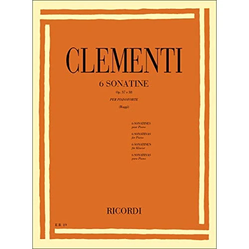 Oferta limitada: 6 sonatine op. 37 e 38 piano de 16.96 € a 16.96 € (ahorro 0.00%)