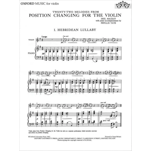 Offerta a tempo: Position Changing for Violin: Piano part - 49% da 33.70 € a 17.05 €
