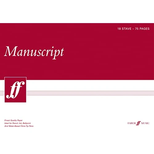 Offre limitée : Faber Music A3 Manuscript Pad (75 page, 18 stave, white paper) de 10.29 € à 9.30 € (10% de remise)