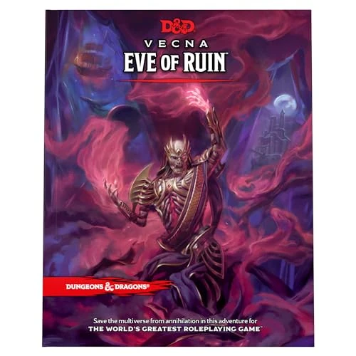 Dungeons & Dragons - Vecna: Eye of Ruin, D&D Campaign for Levels 10-20, RPG Adventure Book (English Version)