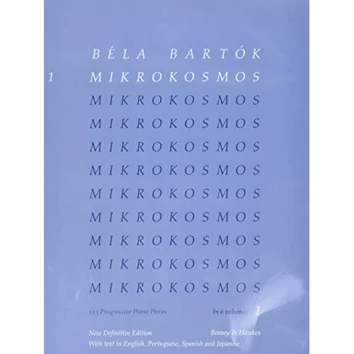 Oferta limitowana: Bela Bartok - Mikrokosmos Volume 1 (Blue): 153 Progressive Piano Pieces z 43.50 zł na 43.50 zł (oszczędź 0.00%)