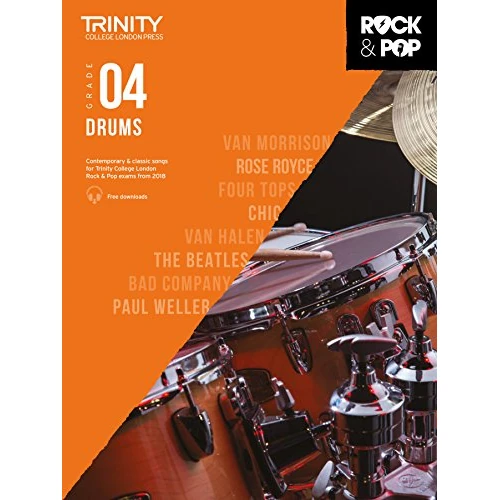 Zeitlich begrenztes Angebot: Trinity Rock & Pop 2018 Drums: Grade 4 von 22.32 € auf 22.32 € (0.00% Rabatt)