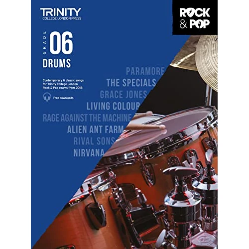 Offerta a tempo: Trinity College London Rock & Pop 2018 Drums Grade 6 - 50% da 51.44 € a 25.47 €
