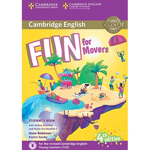 Offerta a tempo: Fun for Movers Student's Book with Online Activities with Audio and Home Fun Booklet 4 [Lingua inglese] - 15% da 22.50 € a 19.12 €