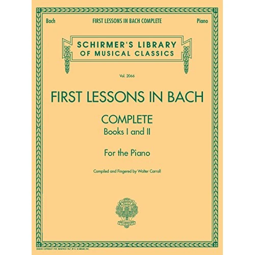 First Lessons In Bach Complete Pf