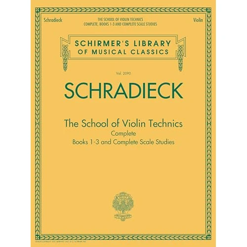 Tijdelijke aanbieding: The school of violin technics complete book 1-3 & complete scale studies - violon - recueil: Schirmer Library of Classics Volume 2090 van 22.43 EUR naar 11.89 EUR (korting 47%)