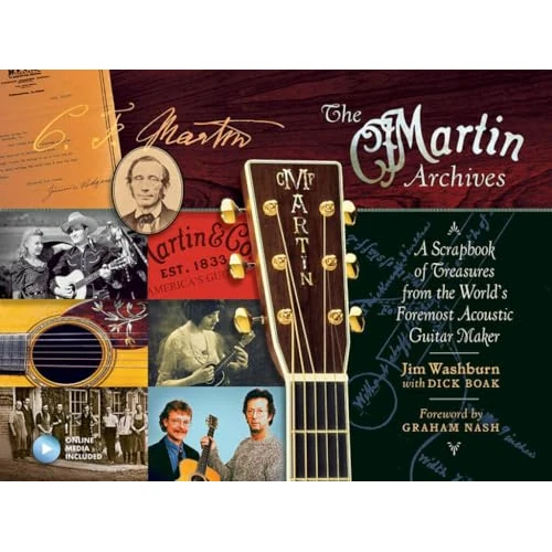 Limited-time offer: The Martin Archives Guitar History Book | Acoustic Guitar Collector’s Hardcover with Reproduced Artifacts | Music Book for Guitar Enthusiasts and Vintage Instrument Fans | Inside C F Martin from $45.00 to $32.31 (save 28%)