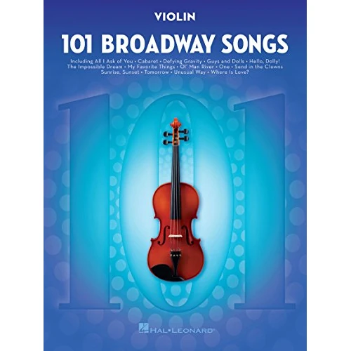 Oferta ograniczona: 101 broadway songs for violin violon z 91.42 EUR na 91.42 EUR (znizka 0%)