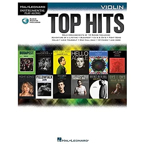 Offerta a tempo: Top Hits Violin Instrumental Play-Along: Violin With Downloadable Audio - 33% da 18.99 € a 12.71 €