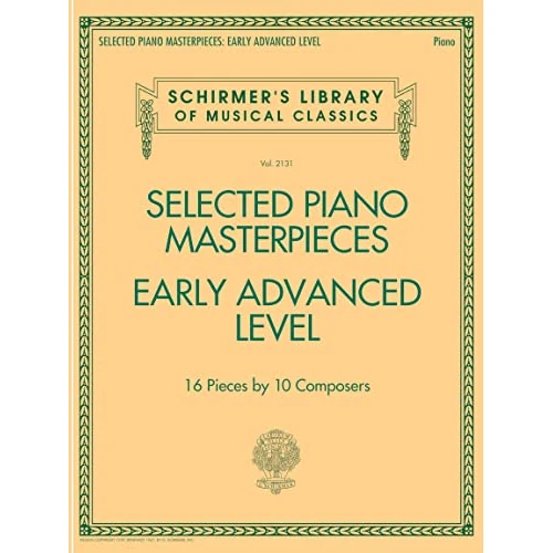 Offerta a tempo: Selected Piano Masterpieces - Early Advanced Level : 16 Pieces by 10 Composers - 57% da 25.25 € a 10.76 €