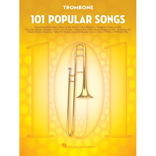 Zeitlich begrenztes Angebot: 101 Popular Songs: Trombone | Posaune Notenbuch | klassische Pop Rock Hits für Anfänger und Intermediate Spieler | Songbook inklusive Billie Jean, ... Jude und mehr: Noten, Sammelband für Posaune von 23.99 € auf 23.99 € (0.00%