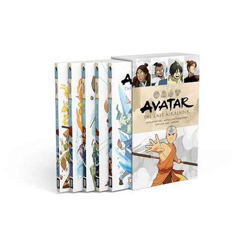 Offerta a tempo: Avatar: The Last Airbender Omnibus Boxed Set: The Last Airbender; North and South / Smoke and Shadow / The Rift / The Search / The Promise - 45% da 238.11 € a 131.48 €