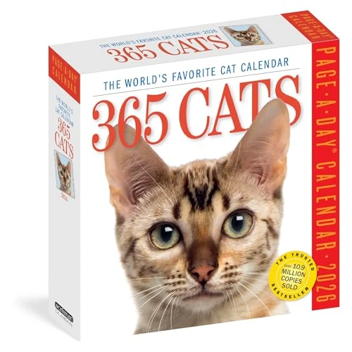 365 Cats Page-A-Day® Calendar 2026: The World's Favorite Cat Calendar