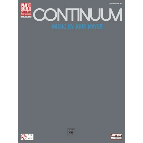 Limited-time offer: Continuum Music by John Mayer Guitar Tablature Songbook | Rock Guitar Sheet Music Book for Students Teachers and Adult Learners | Authentic TAB Arrangements for Practice Lessons Performance and Study from $26.99 to $22.43 (save 17%)