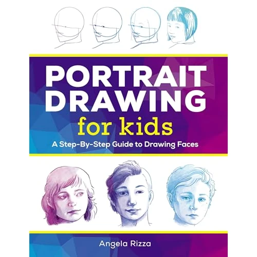 Offerta a tempo: Portrait Drawing for Kids: A Step-by-Step Guide to Drawing Faces - 71% da 30.82 € a 8.92 €