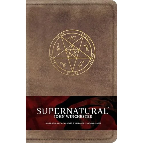 Limited offer: Supernatural: John Winchester Hardcover Ruled Journal (Science Fiction Fantasy) from 18.99 USD to 17.66 USD (save 7%)
