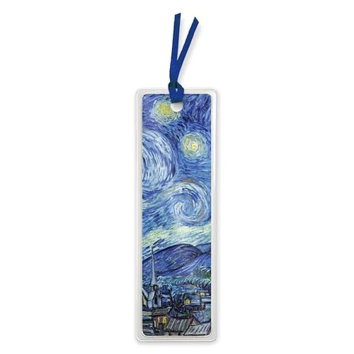 Tijdelijke aanbieding: Vincent van Gogh: The Starry Night Laminated Bookmarks (pack of 10): Unsere hochwertigen, doppelseitig bedruckten und laminierten Lesezeichen, verziert mit farblich abgestimmten Schmuckbändern van 5.88 € naar 5.88 € (0.00% korting)