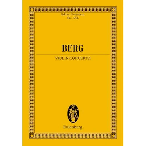 Offerta a tempo: Alban berg : violin concerto - violon & orchestre - partition d'etude: Violine und Orchester. Studienpartitur. - 31% da 26.80 € a 18.42 €