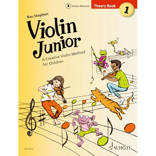 Limited-time offer: Violin Junior: Theory Book 1 - A Creative Violin Method for Children - Violin Sheet Music - Schott Music (ED 23111): Livre de théorie 1 from 11.99 GBP to 11.25 GBP (save 6%)