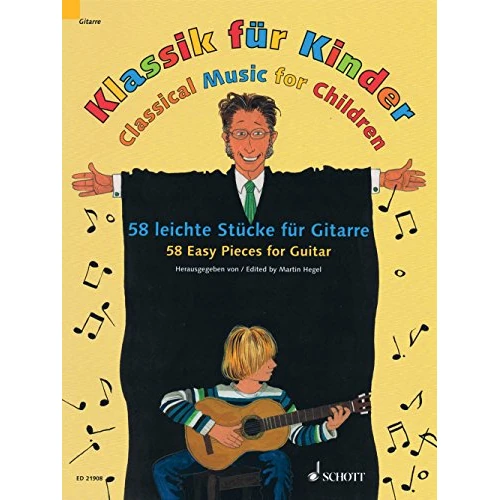 Begrenztes Angebot: Klassik für Kinder: 58 leichte Stücke für Gitarre. Gitarre. von 14.50 EUR auf 14.50 EUR (Rabatt 0%)