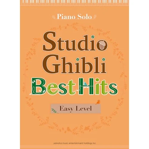 Studio ghibli best hit 10 easy piano/english - niveau facile pour piano