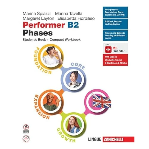 Tijdelijke aanbieding: Performer B2 Phases. Student's book + Compact workbook. Per le Scuole superiori van 36.16 € naar 36.16 € (0.00% korting)