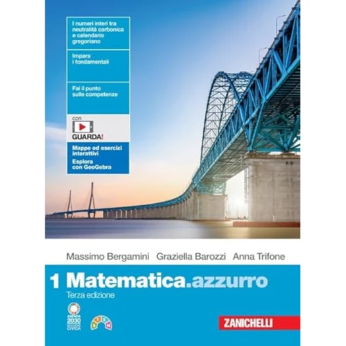 Tijdelijke aanbieding: Matematica.azzurro. Per le Scuole superiori. Con Contenuto digitale (fornito elettronicamente) (Vol. 1) van 33.75 € naar 33.75 € (0.00% korting)