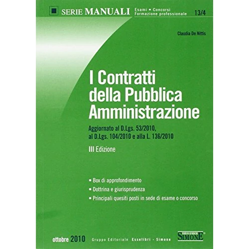 I Contratti Della Pubblica Amministrazione