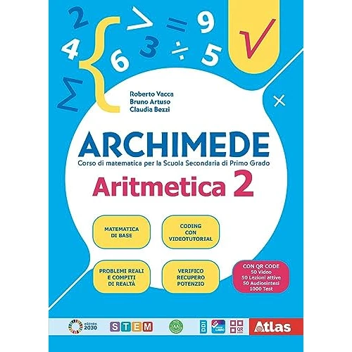 Tijdelijke aanbieding: Archimede. Aritmetica. Geometria. Laboratorio. Per la Scuola media. Con e-book. Con espansione online (Vol. 2) van 31.69 € naar 31.69 € (0.00% korting)