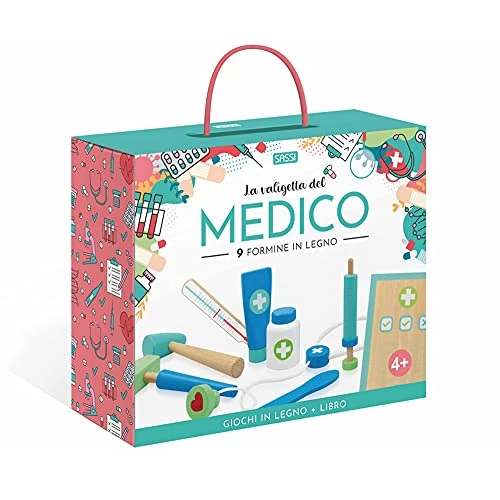 La valigetta del medico. Giochi in legno. Nuova ediz. Con 9 formine in legno