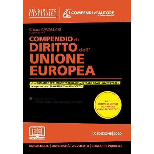 Offre limitée : Compendio di diritto dell'Unione Europea. Con espansione online de 22.00 € à 22.00 € (0.00% de remise)