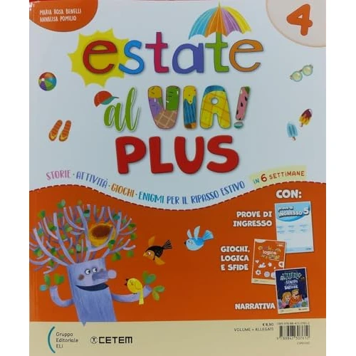 Oferta limitowana: Estate al via. Plus. Per la Scuola elementare (Vol. 4) z 58.30 zł na 58.30 zł (oszczędź 0.00%)