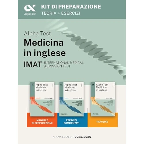 Alpha Test Medicina Inglese IMAT 2025-2026. Kit di preparazione. Con simulatore online
