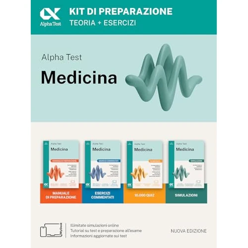 Alpha Test Medicina. Kit di preparazione. Per l’ammissione ai corsi di laurea in Medicina, Odontoiatria e Veterinaria delle università statali. Nuova ... della banca dati uffici... (TestUniversitari)