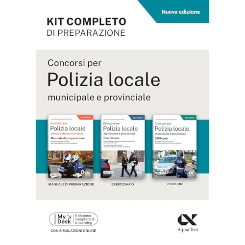 Concorsi per Polizia Locale municipale e provinciale. Kit completo di preparazione. Edizione 2026-2027. Per concorsi pubblici. Con piattaforma digitale
