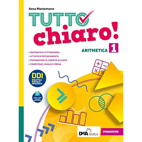 Offerta a tempo: Tutto chiaro! Aritmetica-Geometria. Con quaderno e prontuario. Ediz. tematica. Per la Scuola media. Con e-book. Con espansione online (Vol. 1) - 11% da 27.03 € a 24.18 €