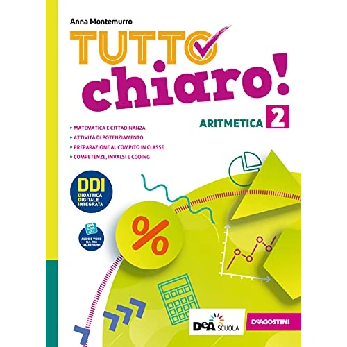 Zeitlich begrenztes Angebot: Tutto chiaro! Aritmetica-Geometria. Con quaderno e prontuario. Ediz. tematica. Per la Scuola media. Con e-book. Con espansione online (Vol. 2) von 29.79 € auf 29.79 € (0.00% Rabatt)