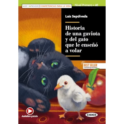 Offerta a tempo: Historia de una gaviota y del gato que le enseñó a volar. Livello A1. Con espansione online - 11% da 8.74 € a 7.82 €