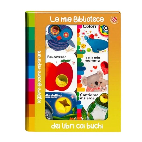 La mia biblioteca dei libri coi buchi. Ediz. a colori