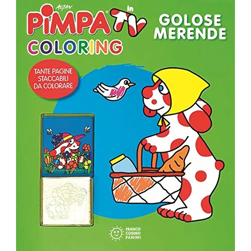 Golose merende. Pimpa in tv. Coloring. Ediz. illustrata. Con gadget
