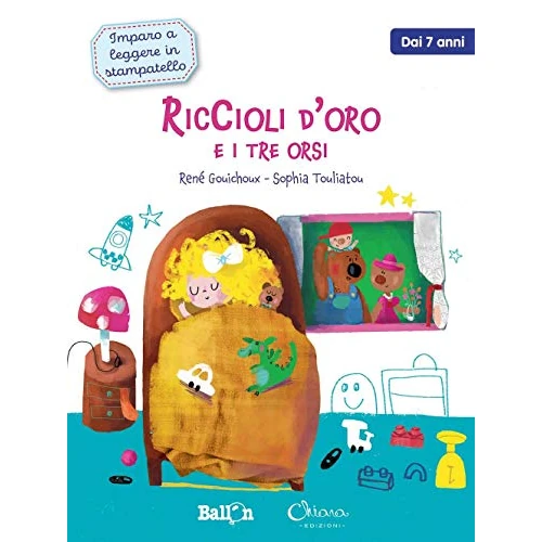 Offre limitée : Riccioli d'oro e i tre orsi. Imparo a leggere in stampatello. Ediz. a colori de 4.90 € à 4.90 € (0.00% de remise)