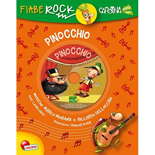 Limitiertes Angebot: Pinocchio. Fiabe rock. Ediz. illustrata. Con CD Audio von 8.13 EUR auf 4.13 EUR (Spare 49%)