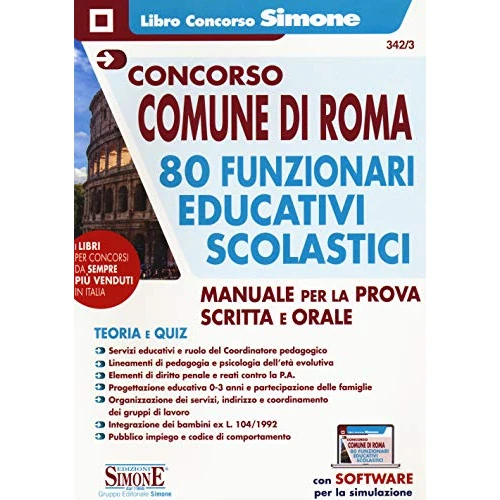 Concorso Comune di Roma 80 funzionari educativi scolastici