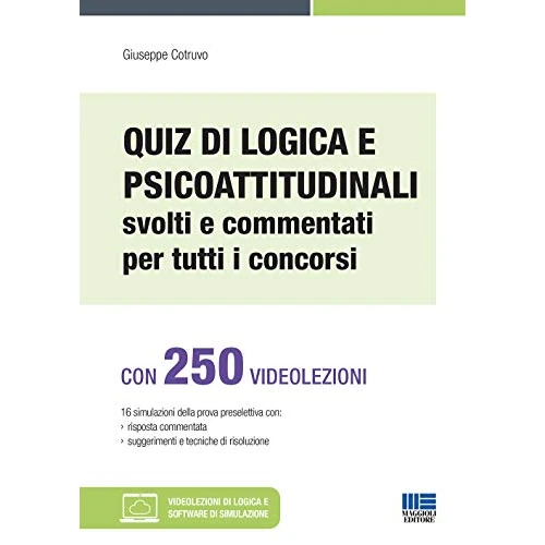 Quiz logica e psicoattitudinali 250video