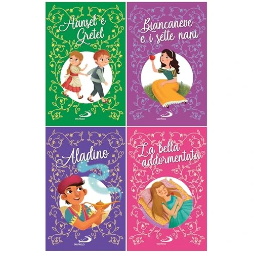 Oferta ograniczona: Hansel e Gretel-Biancaneve e i sette nani-Aladino-La bella addormentata nel bosco. Ediz. a colori z 17.02 PLN na 17.02 PLN (zniżka 0%)