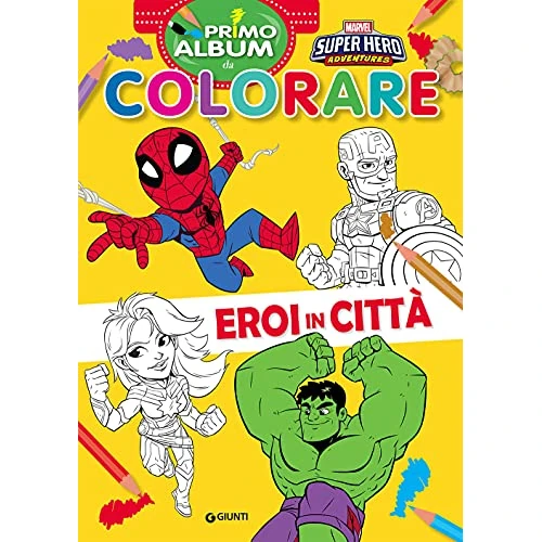 Offre limitée : Eroi in città. Marvel Super Hero Adventures. Primo album da colorare. Ediz. a colori de 3.90 EUR à 3.90 EUR (remise 0%)