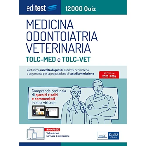 EdiTEST. Medicina, Odontoiatria, Veterinaria. 12000 quiz. Con software di simulazione