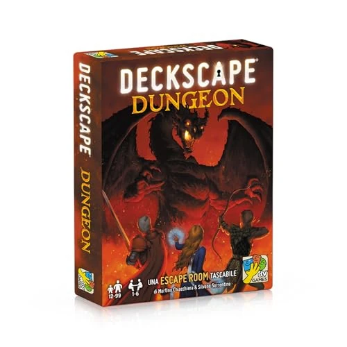Offerta a tempo: Deckscape: Dungeon - Gioco Deduttivo Collaborativo per Adulti e Ragazzi dai 12 Anni - 1-6 Giocatori - Durata 60min - Edizione Italiana - 15% da 12.90 € a 10.97 €