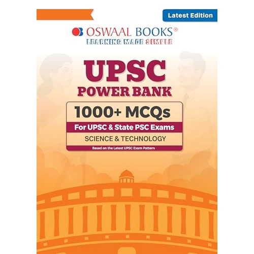 Oswaal UPSC Power Bank:1000+ MCQs for UPSC and State PSCs Exams Science & Technology