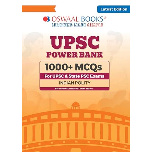 Oswaal UPSC Power Bank:1000+ MCQs for UPSC and State PSCs Exams Indian Polity